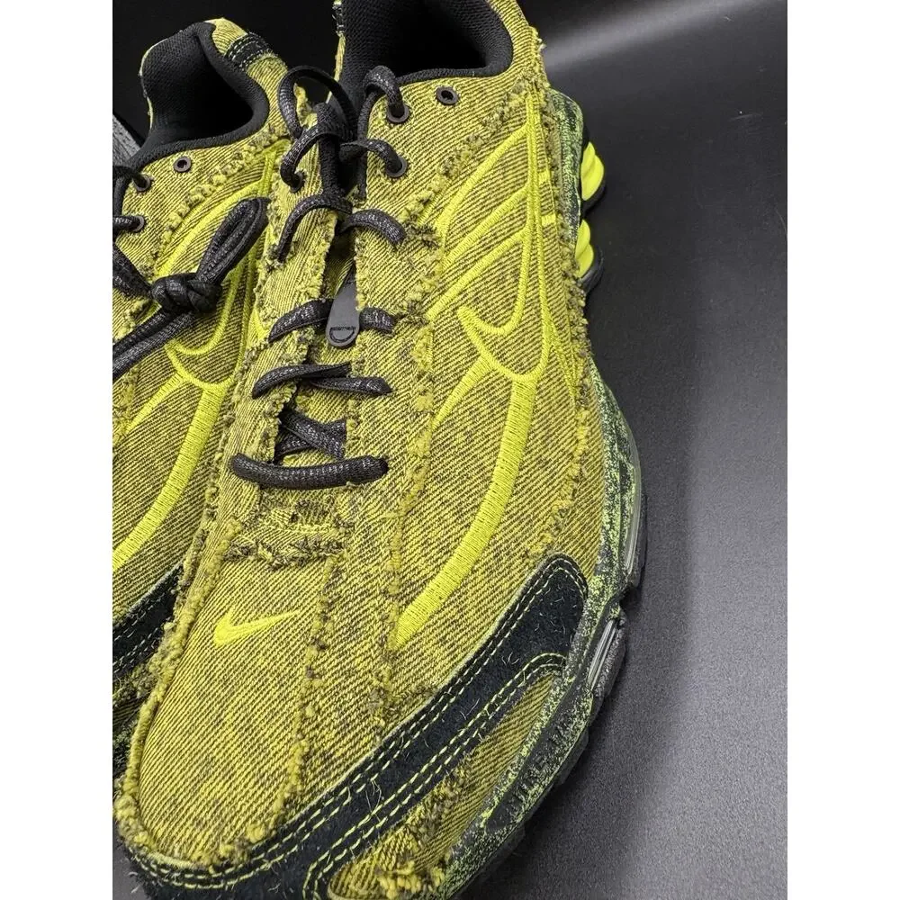 NIKE AIR MAX SHOX RIDE GREEN DENIM SZ 13force supreme black